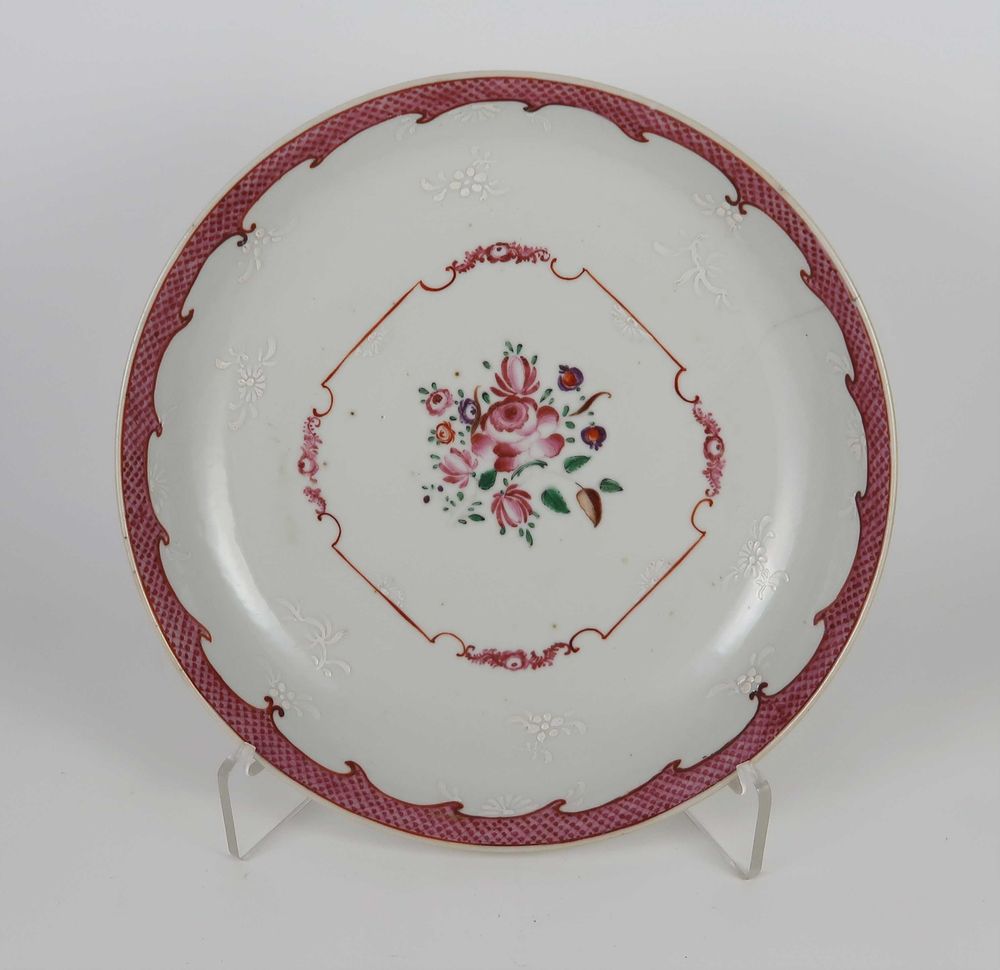 Prato Taça Companhia das Índias - China Séc. XVIII (Ref. 3)