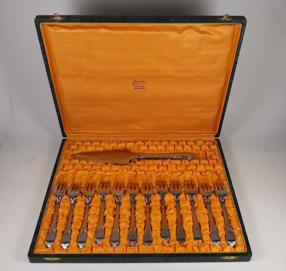 Conjunto de bolo - talheres antigo Franceses