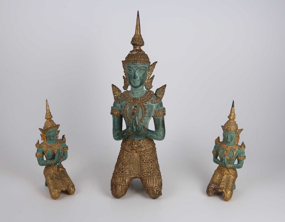 Anjo Guardião Tailandês de Thepphanom em bronze, CADA