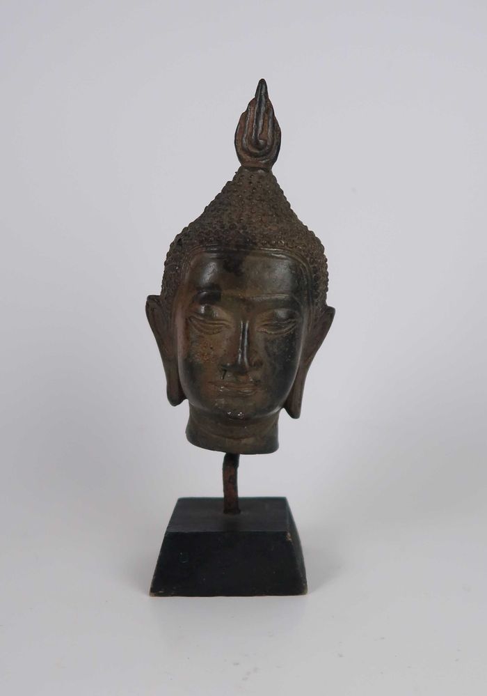 Cabeça de Buda em Metal (Ref 3)