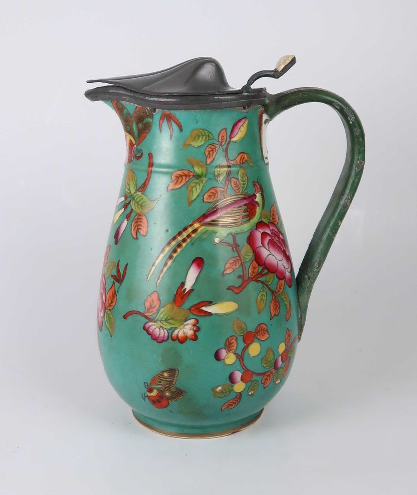 Cafeteira Oriental Cerâmica Pintada à mão