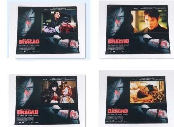4 Cartazes cinema Vintage - O Beijo Mortal do Dragão