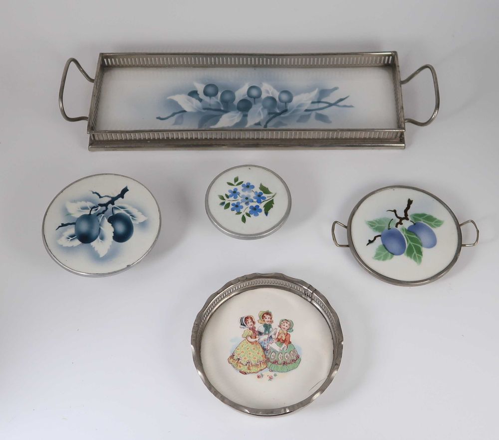 Conjunto de majolicas antigas