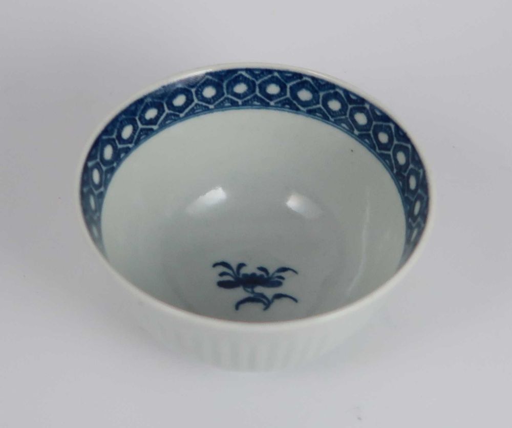 Taça em porcelana de Worcester Séc. XVIII
